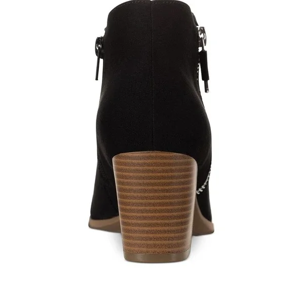 Style & Co Women's Booties Masrinaa Size 9 Microsuede - Picture 4 of 6